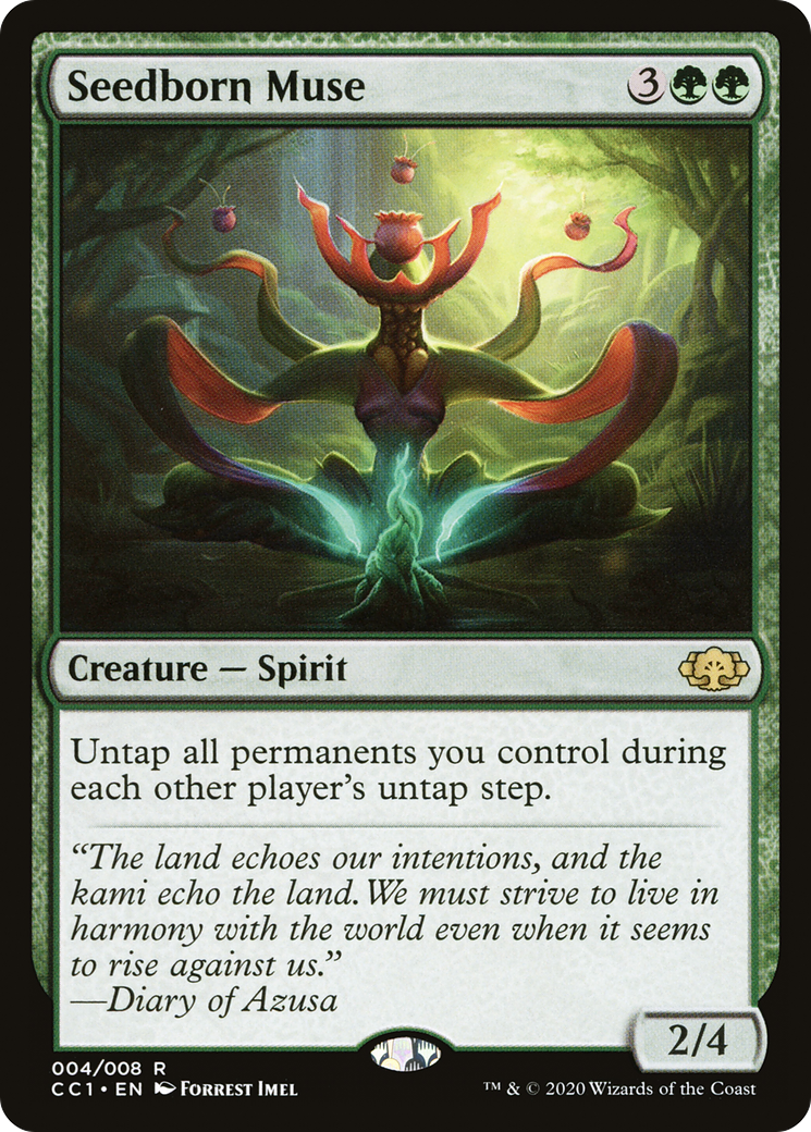 MAGIC: THE GATHERING  - Seedborn Muse (CC1-004) - Commander Collection: Green