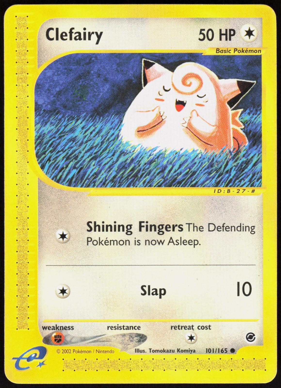 CLEFAIRY 101/165 EXPEDITION BASE SET POKEMON COMMON LP