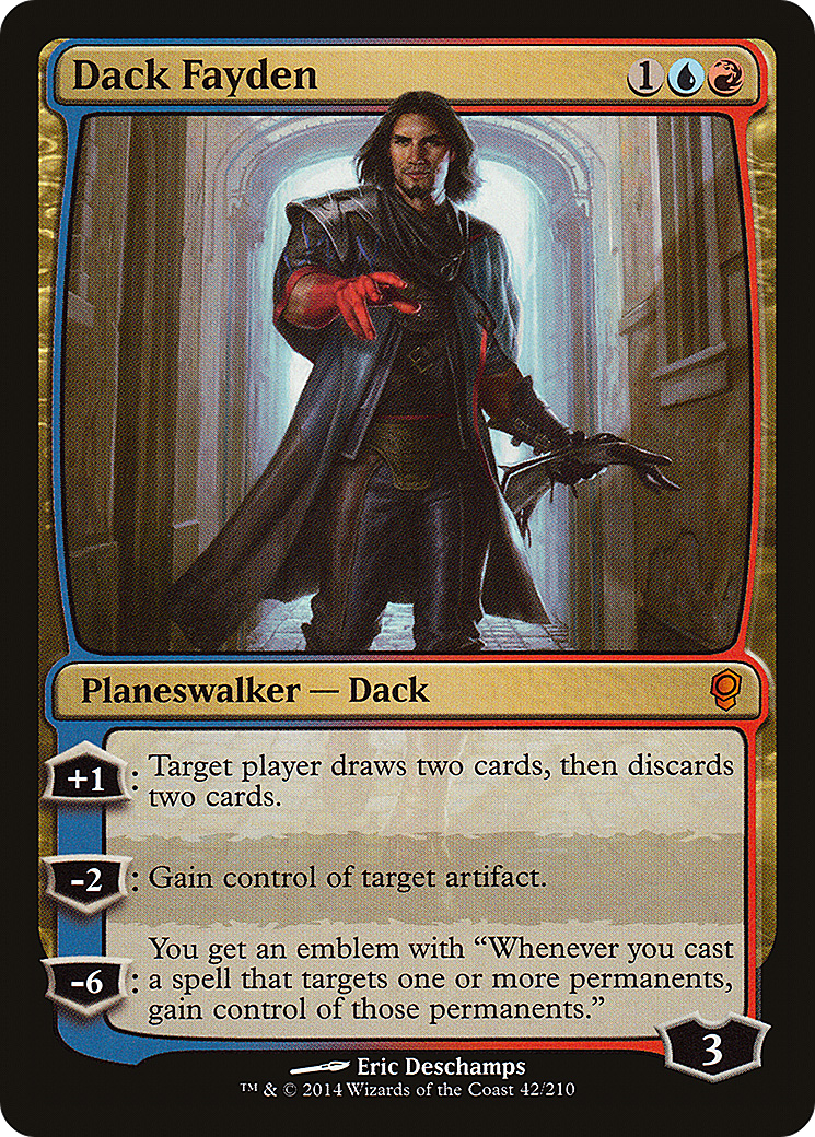 MAGIC: THE GATHERING  - Dack Fayden (CNS-042) - Conspiracy Foil