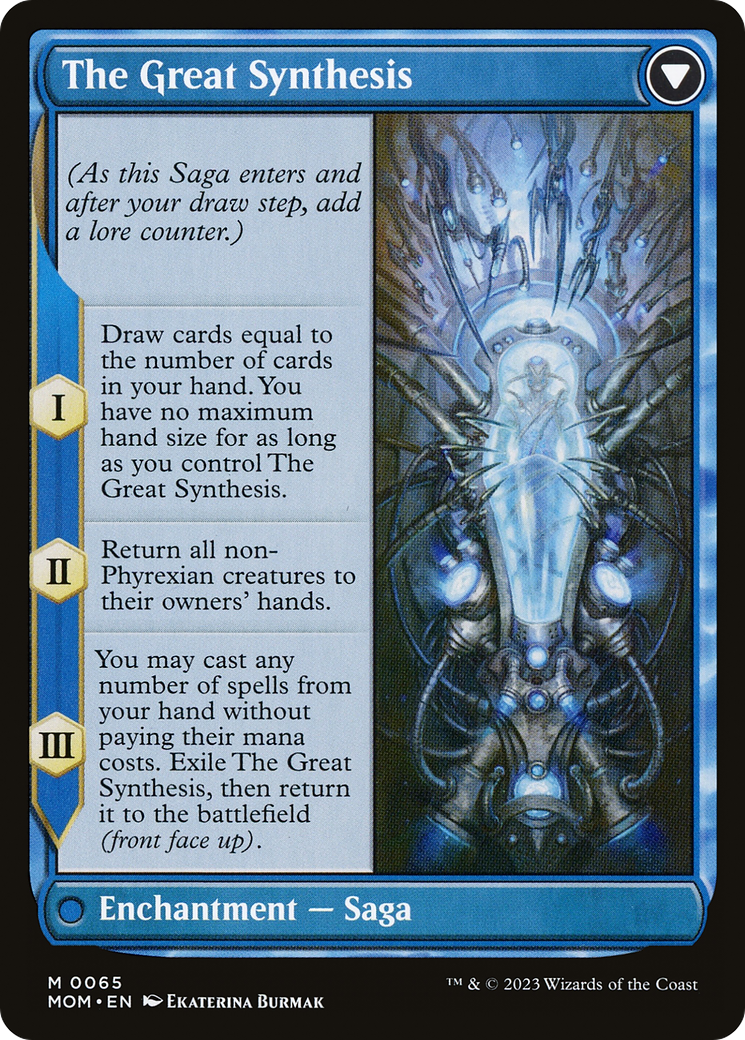 MAGIC: THE GATHERING  - Jin-Gitaxias (MOM-065) - March of the Machine Foil