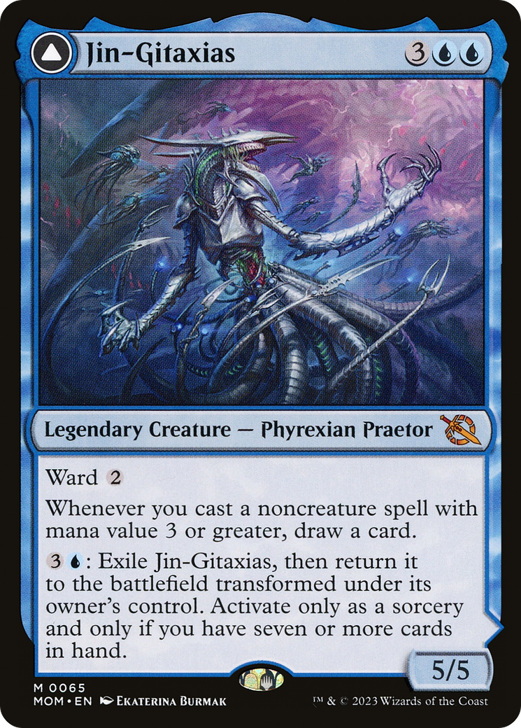 MAGIC: THE GATHERING  - Jin-Gitaxias (MOM-065) - March of the Machine Foil