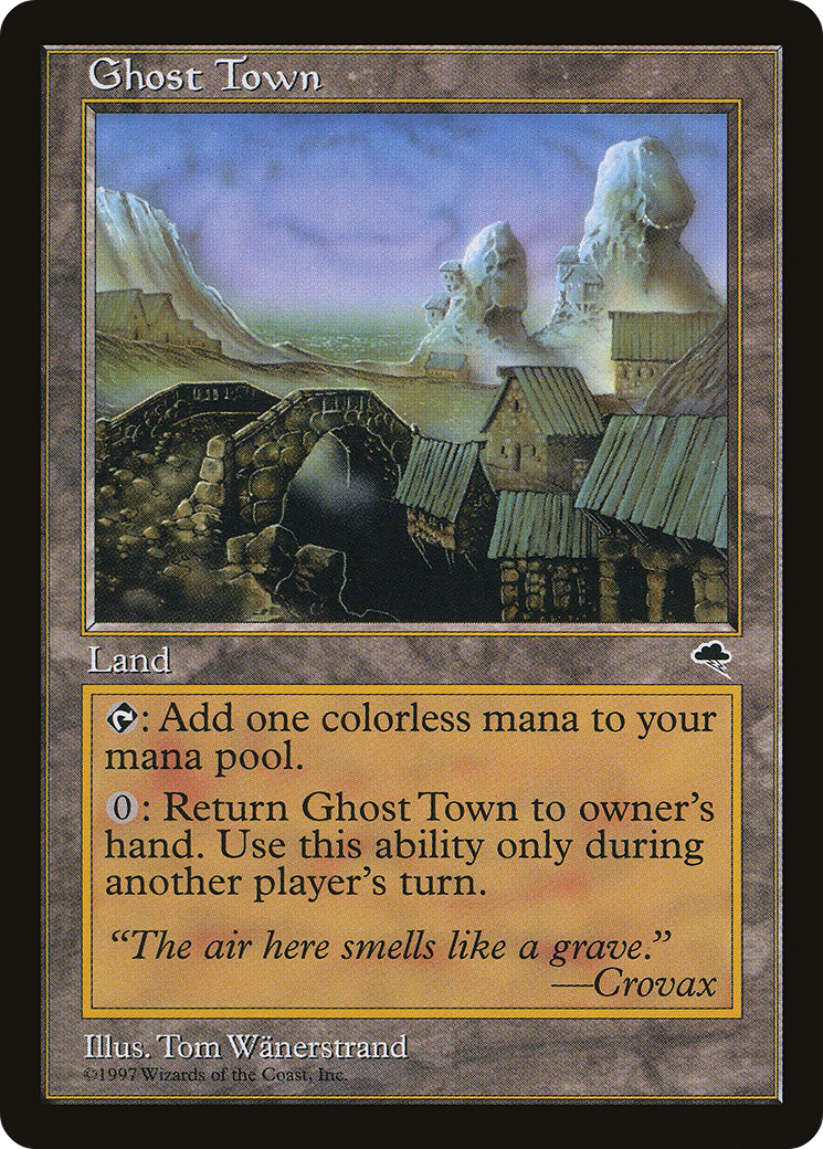 MAGIC: THE GATHERING  - Ghost Town (TMP-318) - Tempest
