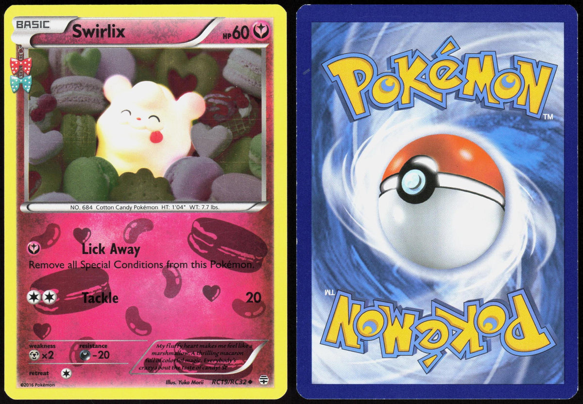 SWIRLIX RC19/RC32 GENERATIONS POKEMON UNCOMMON HOLO LP