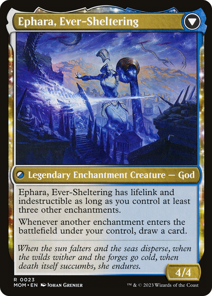 MAGIC: THE GATHERING  - Invasion of Theros (MOM-023) - March of the Machine: (enchantment) Foil