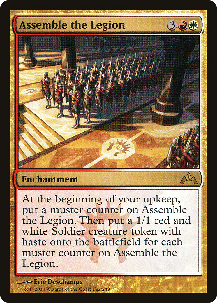 MAGIC: THE GATHERING  - Assemble the Legion (GTC-142) - Gatecrash Foil