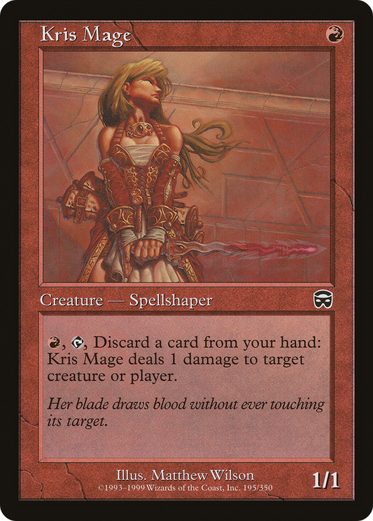 MAGIC: THE GATHERING  - Kris Mage (MMQ-195) - Mercadian Masques Foil