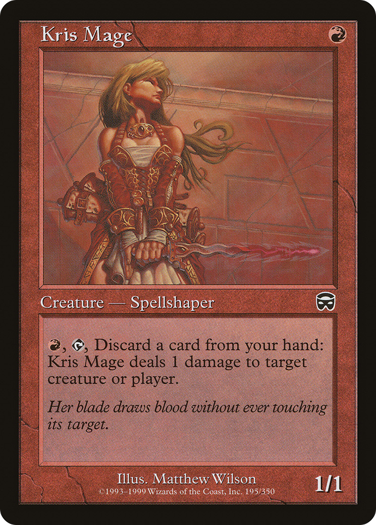 MAGIC: THE GATHERING  - Kris Mage (MMQ-195) - Mercadian Masques