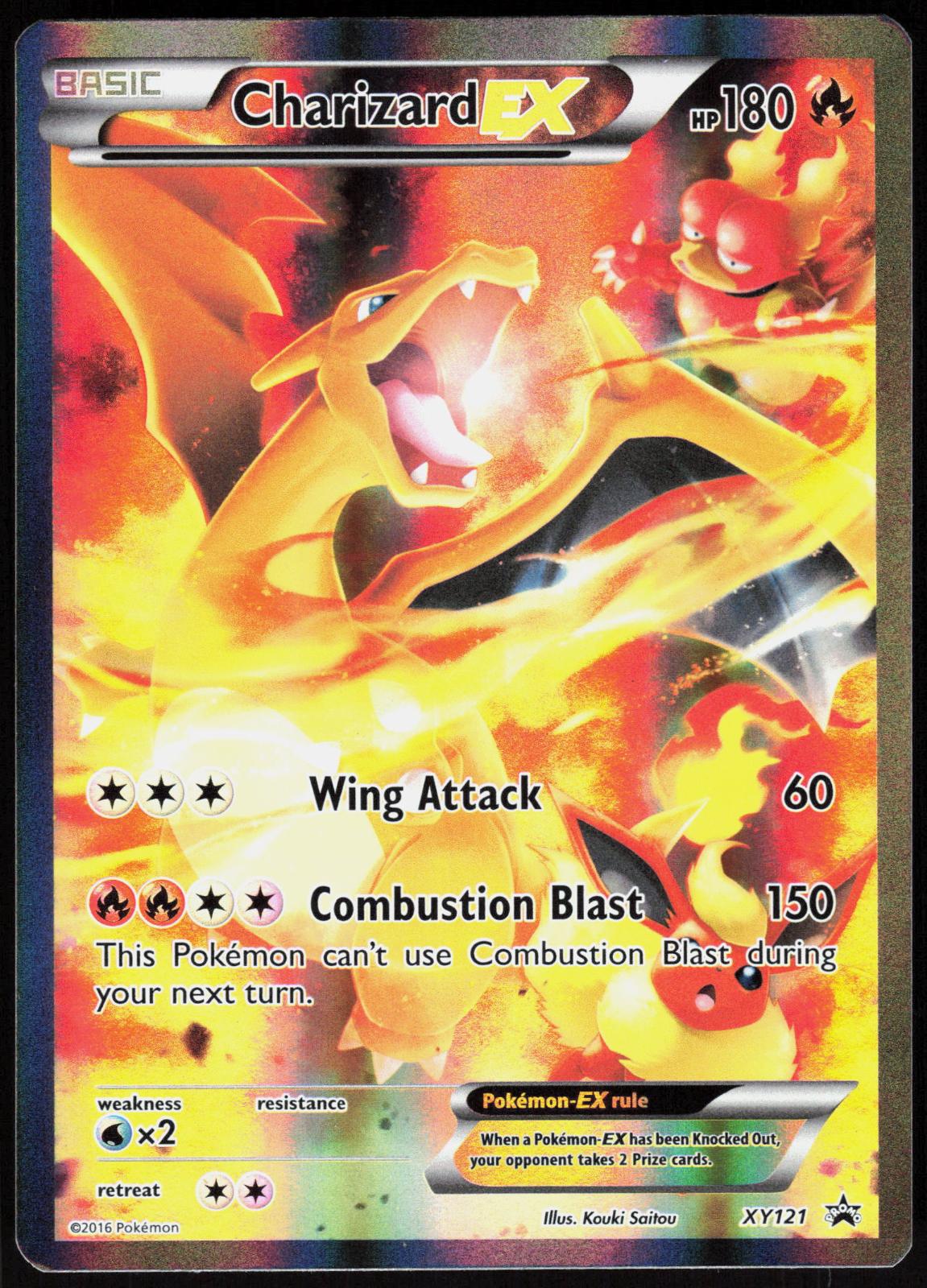 CHARIZARD EX XY121 XY PROMO POKEMON PROMO HOLO LP