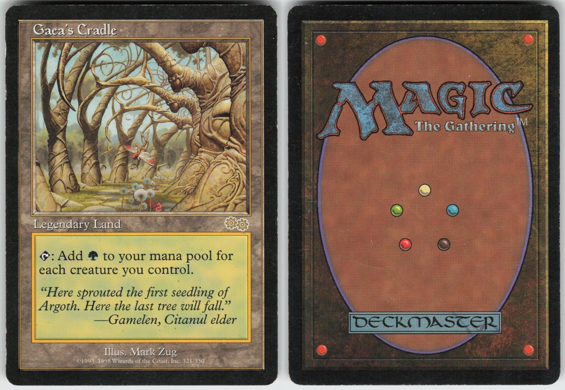 MAGIC: THE GATHERING GAEA'S CRADLE 321 URZA'S SAGA RARE