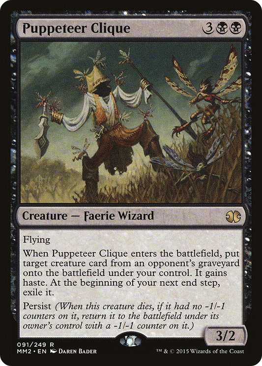 MAGIC: THE GATHERING  - Puppeteer Clique (MM2-091) - Modern Masters 2015