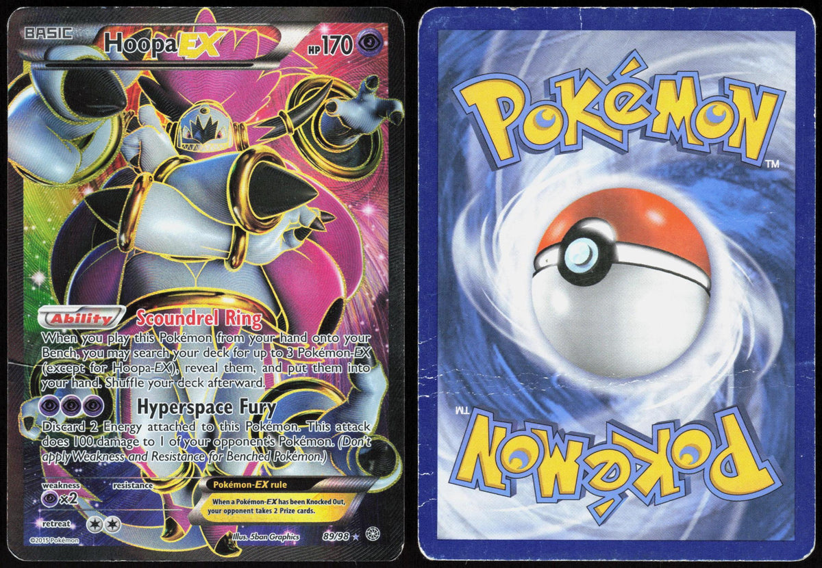 HOOPA EX 89/98 ANCIENT ORIGINS POKEMON ULTRA RARE HOLO HP