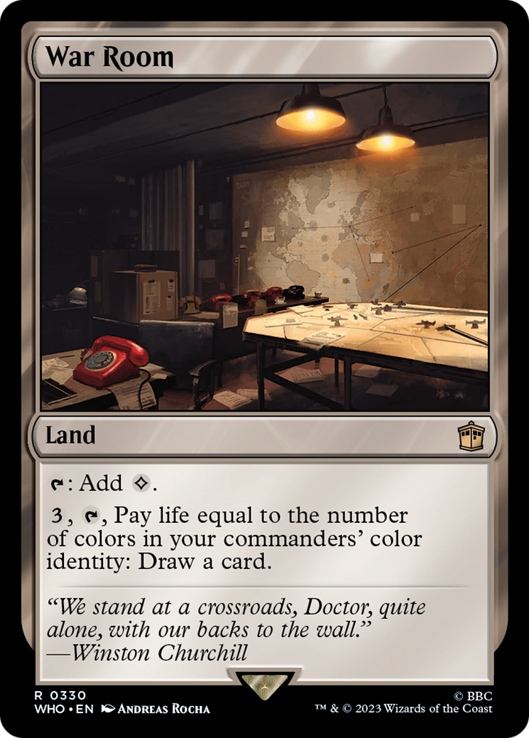 MAGIC: THE GATHERING  - War Room (WHO-330) - Doctor Who
