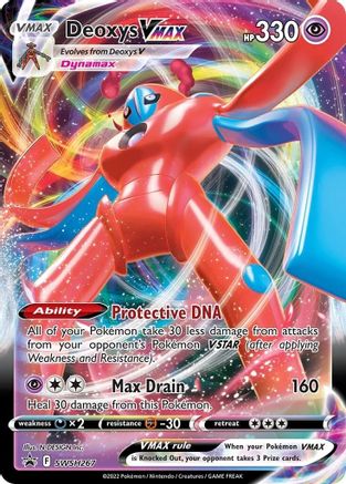 POKEMON TCG - Deoxys VMAX SWSH267 SWSH Sword & Shield Promo Cards - Promo