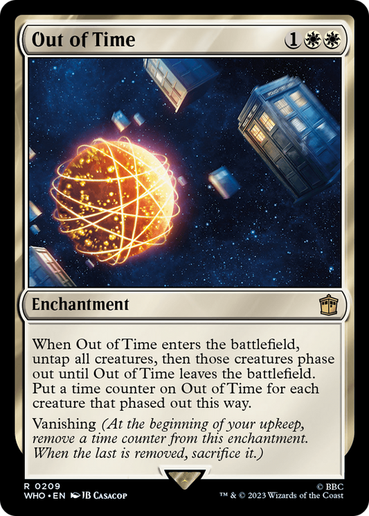 MAGIC: THE GATHERING  - Out of Time (WHO-209) - Doctor Who Foil