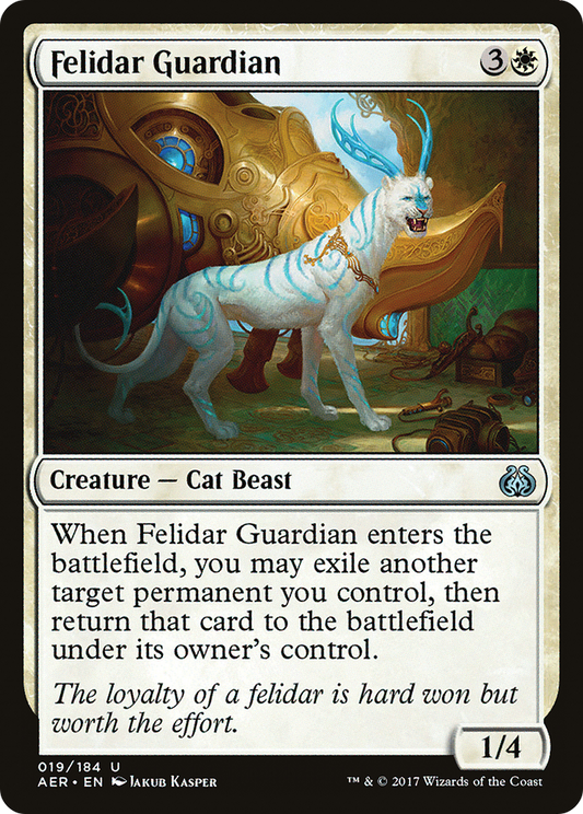 MAGIC: THE GATHERING  - Felidar Guardian (AER-019) - Aether Revolt