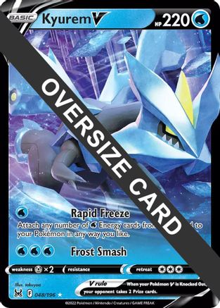 POKEMON TCG - Kyurem V - 048/196/196 Jumbo Cards - Promo