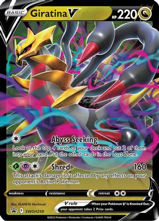 POKEMON TCG - Giratina V SWSH259/307 SWSH Sword & Shield Promo Cards - Promo