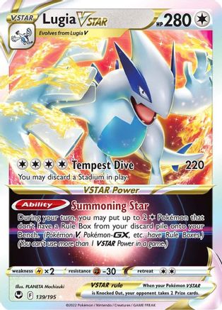 POKEMON TCG - Lugia VSTAR 139/195 SWSH12 Silver Tempest - Ultra Rare