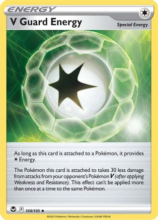 POKEMON TCG - V Guard Energy 169/195 SWSH12 Silver Tempest - Uncommon