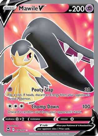 POKEMON TCG - Mawile V (Full Art) 178/195 SWSH12 Silver Tempest - Ultra Rare