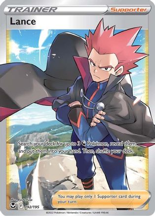 POKEMON TCG - Lance (Full Art) 192/195 SWSH12 Silver Tempest - Ultra Rare