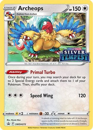 POKEMON TCG - Archeops SWSH272 SWSH Sword & Shield Promo Cards - Promo