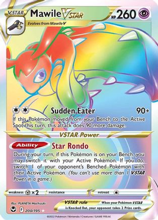 POKEMON TCG - Mawile VSTAR (Secret) 200/195 SWSH12 Silver Tempest - Secret Rare