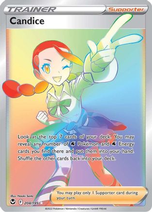 POKEMON TCG - Candice (Secret) 204/195 SWSH12 Silver Tempest - Secret Rare