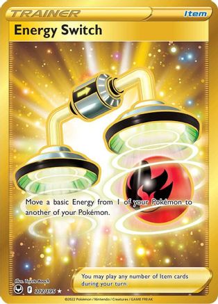 POKEMON TCG - Energy Switch (Secret) 212 SWSH12 Silver Tempest - Secret Rare