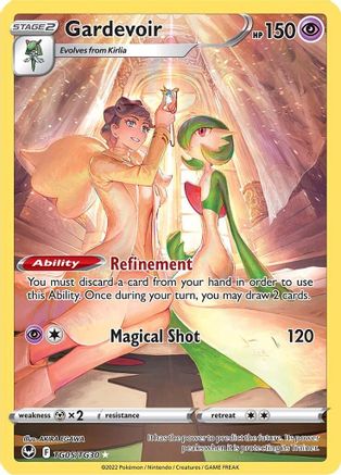 POKEMON TCG - Gardevoir TG05/TG30 SWSH12 Silver Tempest Trainer Gallery - Ultra Rare