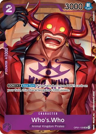 ONE PIECE TCG - Who's.Who (Box Topper) OP01-109 Romance Dawn - Uncommon