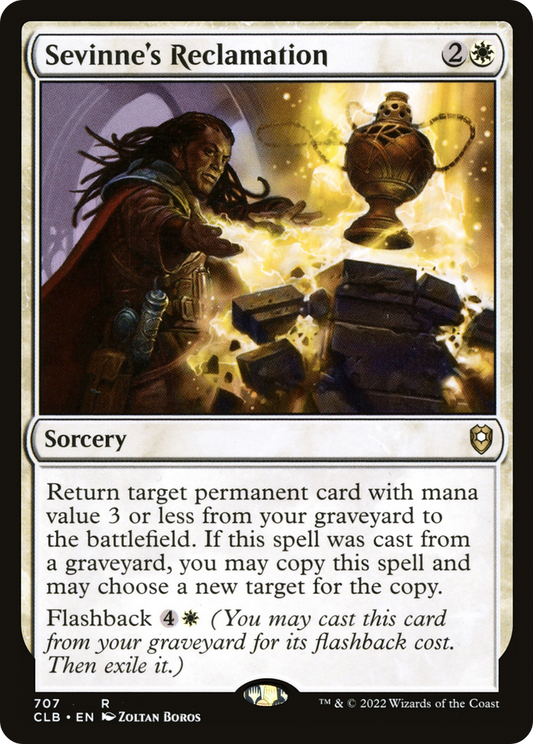 MAGIC: THE GATHERING  - Sevinne's Reclamation (CLB-707) - Commander Legends: Battle for Baldur's Gate
