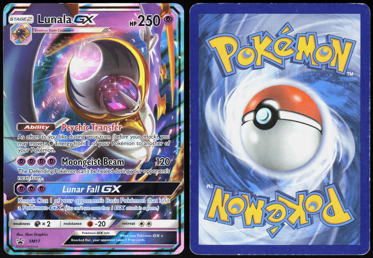 LUNALA GX - SM17 SUN & MOON PROMO POKEMON PROMO HOLO MP