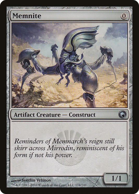 MAGIC: THE GATHERING  - Memnite (SOM-174) - Scars of Mirrodin