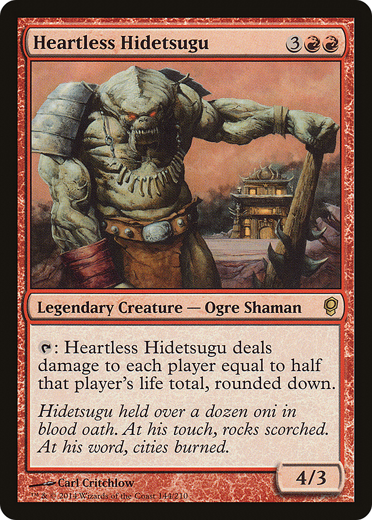 MAGIC: THE GATHERING  - Heartless Hidetsugu (CNS-144) - Conspiracy