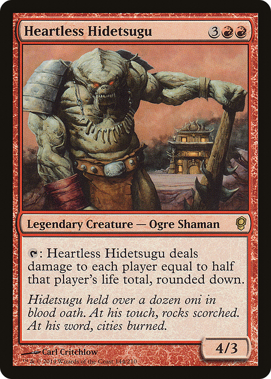 MAGIC: THE GATHERING  - Heartless Hidetsugu (CNS-144) - Conspiracy