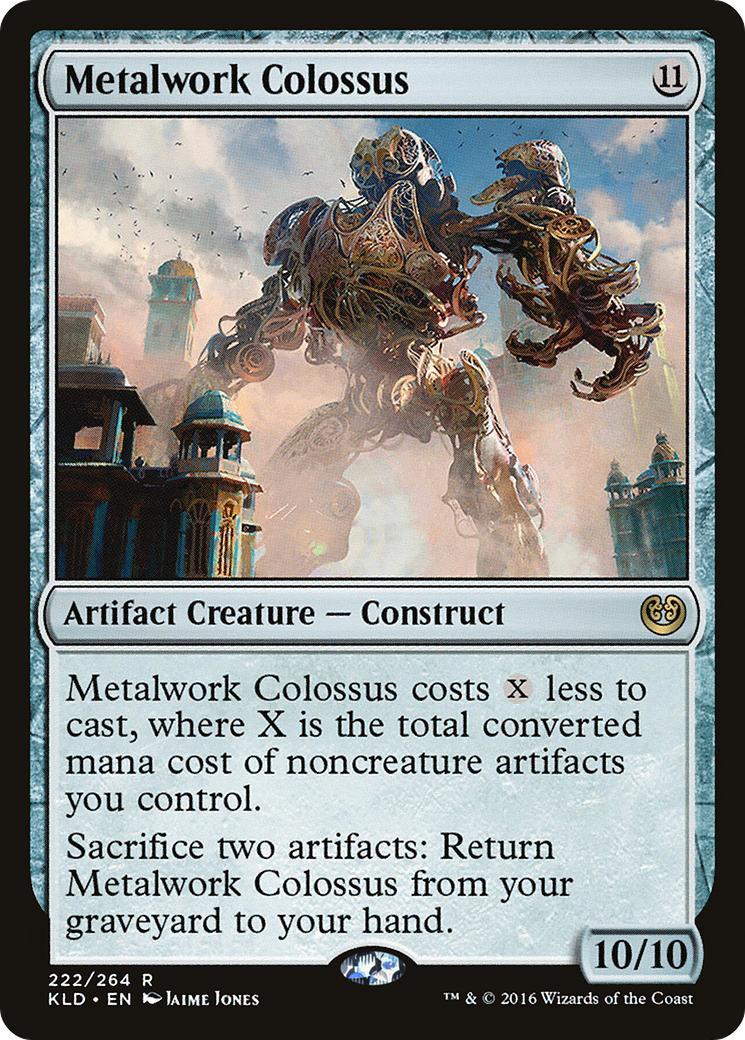 MAGIC: THE GATHERING  - Metalwork Colossus (KLD-222) - Kaladesh Foil
