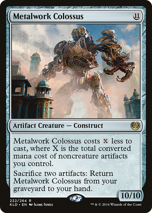 MAGIC: THE GATHERING  - Metalwork Colossus (KLD-222) - Kaladesh Foil