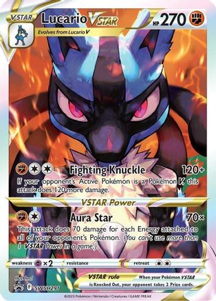 POKEMON TCG - Lucario VSTAR SWSH291 SWSH Sword & Shield Promo Cards - Promo