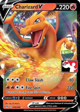POKEMON TCG - Charizard V (Prize Pack Series 1)/189 Prize Pack Series Cards - Ultra Rare