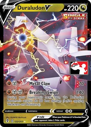 POKEMON TCG - Duraludon V/203 Prize Pack Series Cards - Ultra Rare