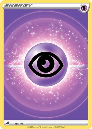 POKEMON TCG - Psychic Energy (Texture Full Art) 156/159 Crown Zenith - Ultra Rare