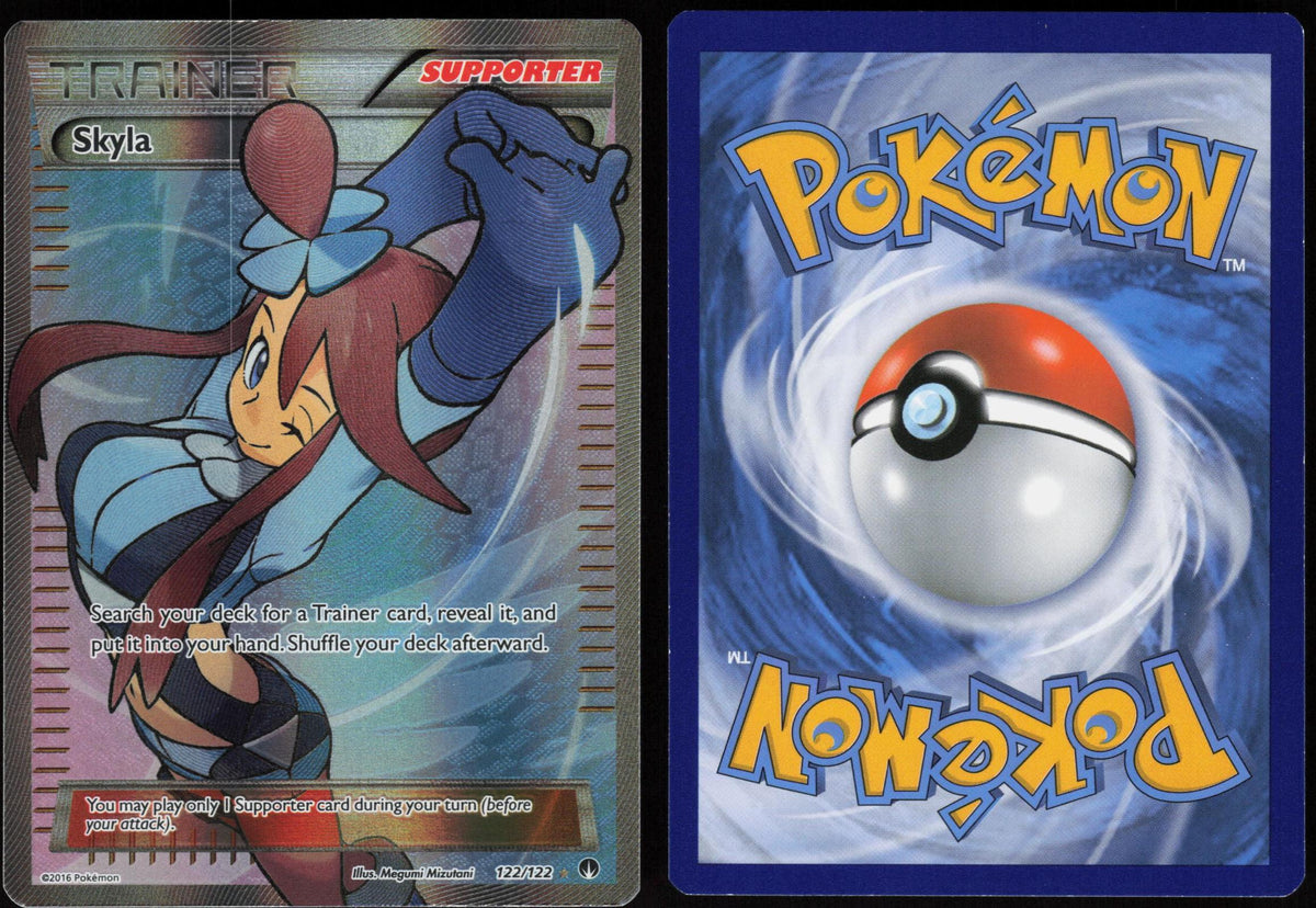 SKYLA 122/122 BREAKPOINT POKEMON ULTRA RARE HOLO LP