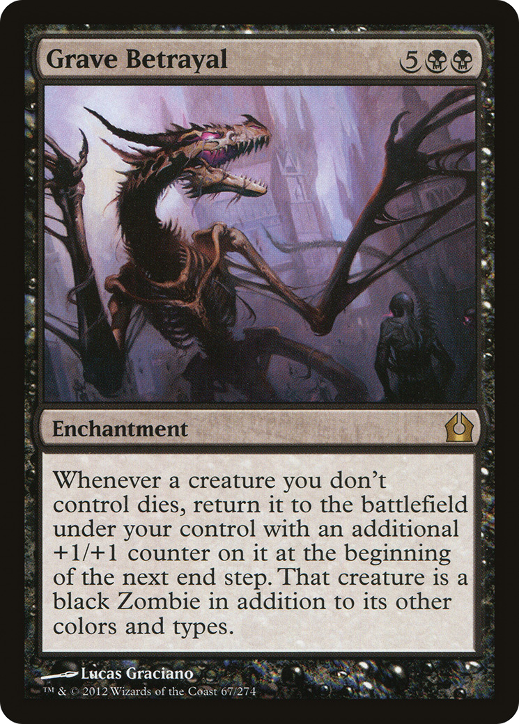 MAGIC: THE GATHERING  - Grave Betrayal (RTR-067) - Return to Ravnica