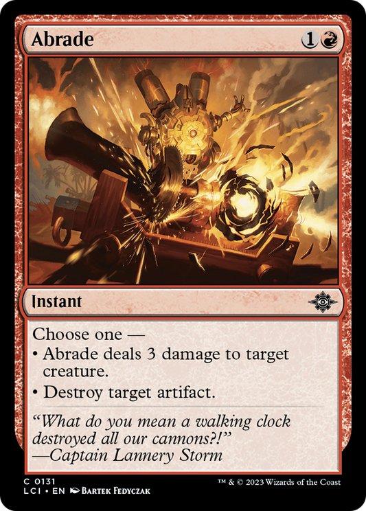 MAGIC: THE GATHERING  - Abrade (LCI-131) - The Lost Caverns of Ixalan