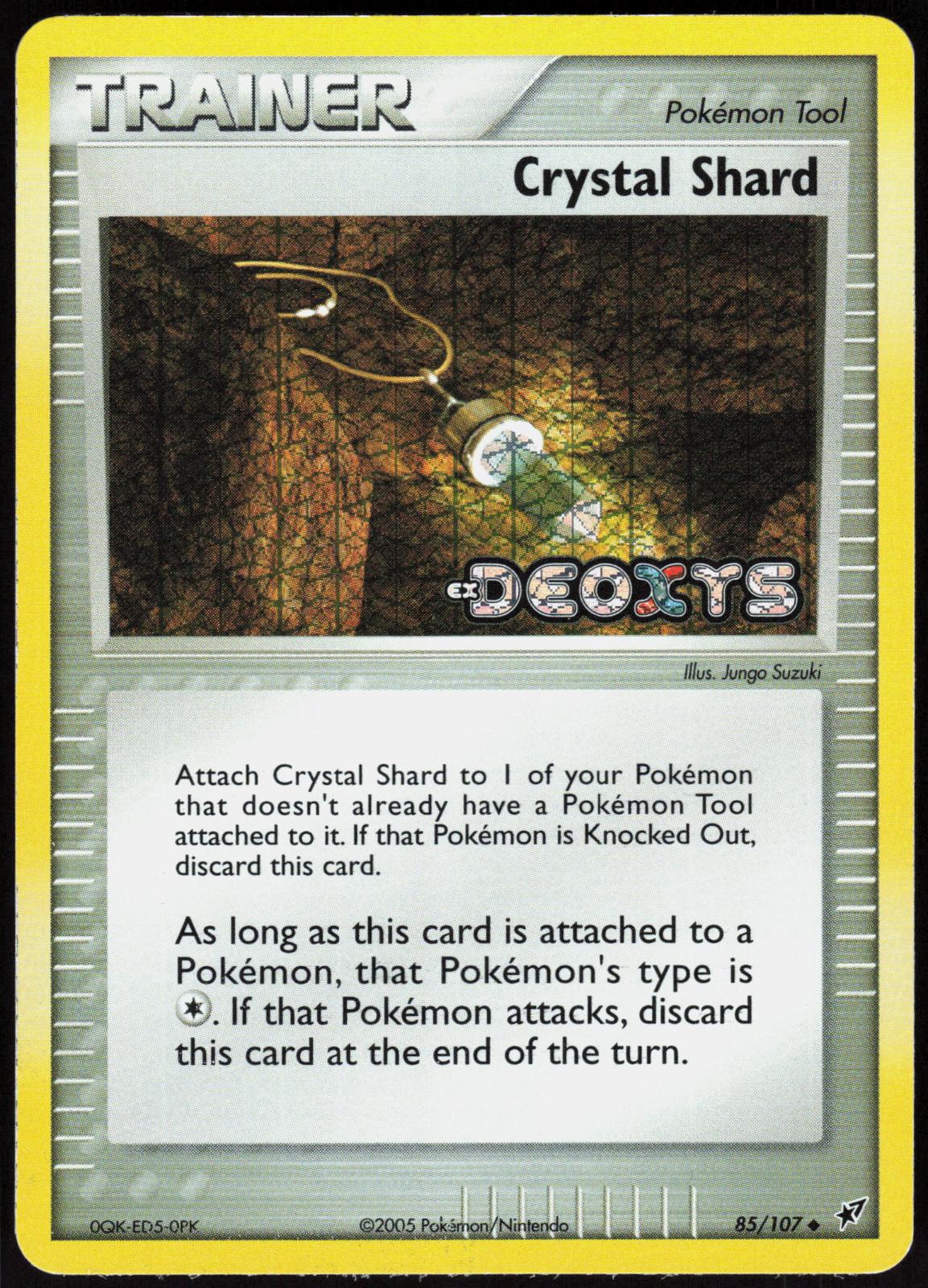 CRYSTAL SHARD 85/107 DEOXYS POKEMON UNCOMMON REVERSE HOLO LP