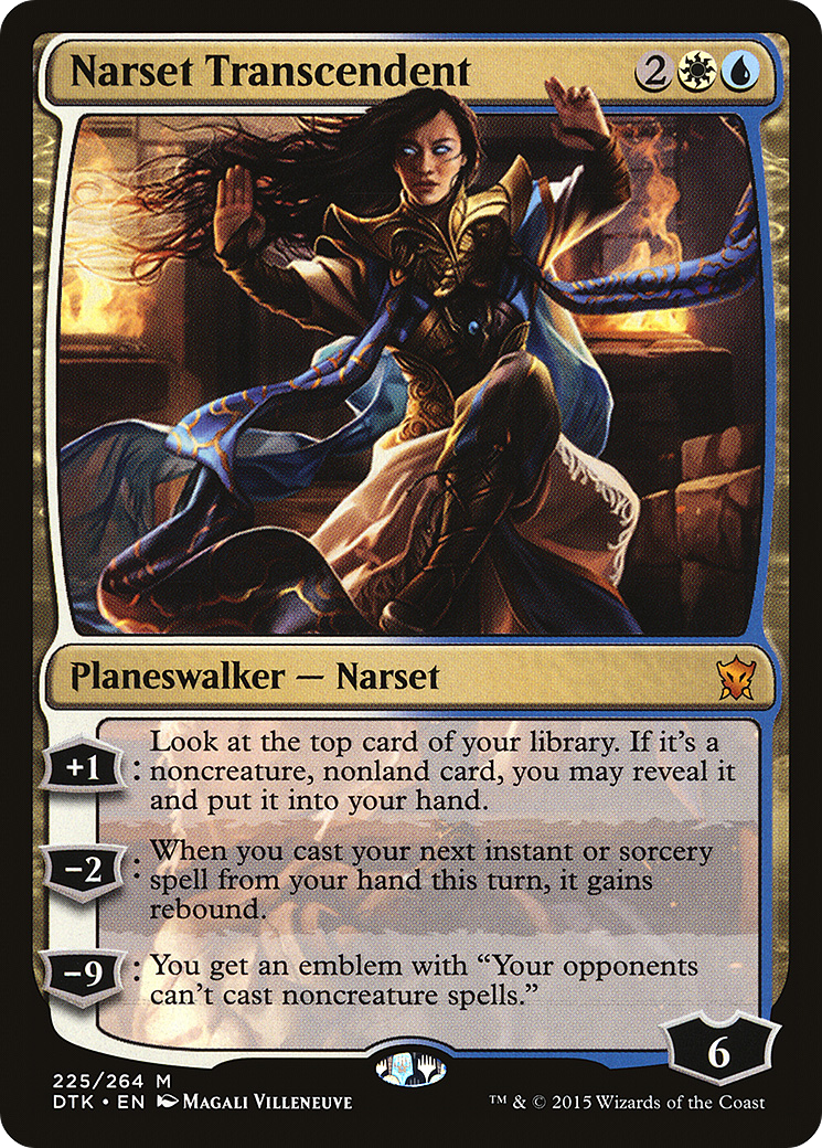 MAGIC: THE GATHERING  - Narset Transcendent (DTK-225) - Dragons of Tarkir