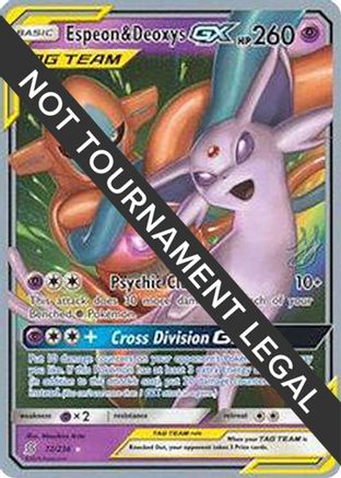 POKEMON TCG - Espeon & Deoxys GX - 2019 (Henry Brand) 072 World Championship Decks - Ultra Rare