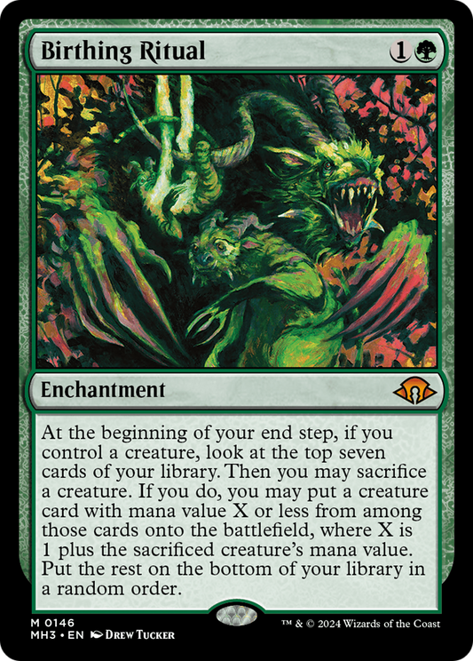 MAGIC: THE GATHERING  - Birthing Ritual (MH3-146) - Modern Horizons 3