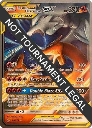 POKEMON TCG - Reshiram & Charizard GX 020 World Championship Decks - Ultra Rare